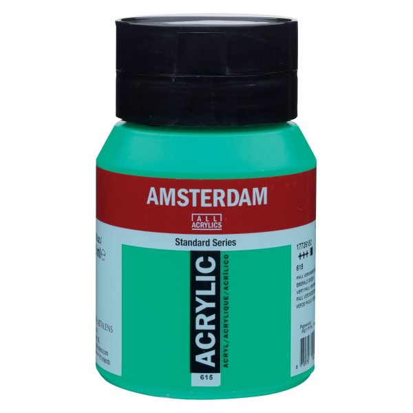 Pot peinture acrylique 500ml Amsterdam vert Paul Véronèse - Photo n°1