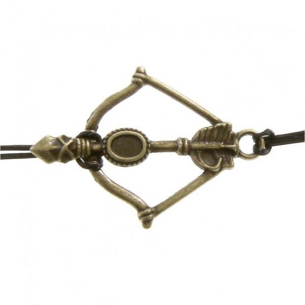 Accessoires création breloque pendentif tir à l'arc (5 pièces) Bronze - Photo n°2