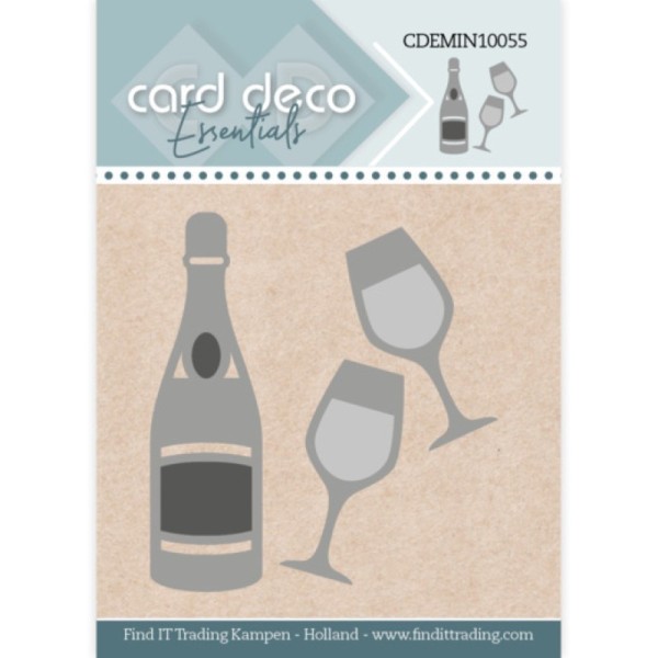 Mini Die - CDEMIN10055 - Champagne 4,5 x 4,9 cm - Photo n°1