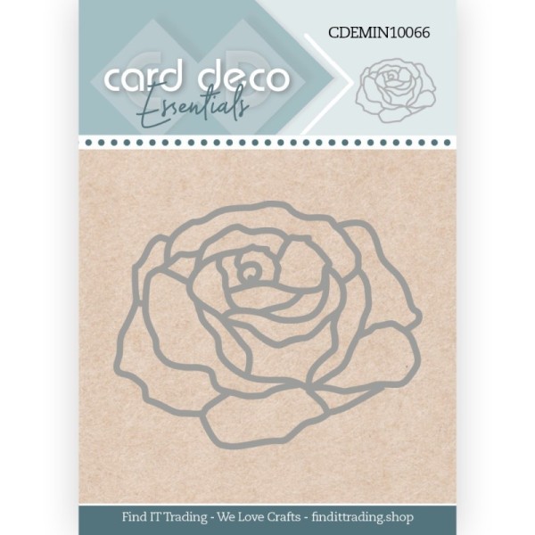 Mini Die - CDEMIN10066 - Rose 5 x 4 cm - Photo n°1