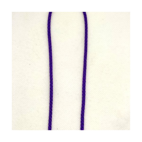 6M de cordon violet - 3mm - Photo n°1