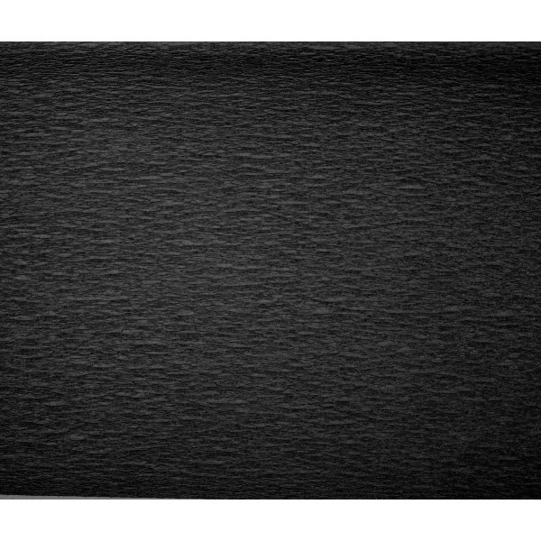Feuille de papier crépon - Noir - 0,5 x 2 m - Loisirs créatifs - CTOP - Photo n°1