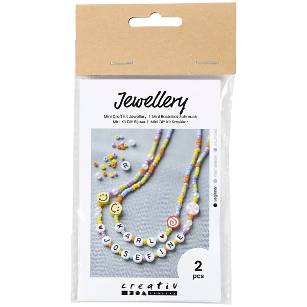 Kit DIY bijoux - Colliers - Perles - 2 pcs - Photo n°1