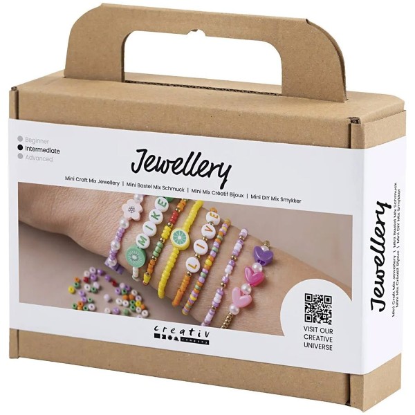 Kit DIY bijoux - Bracelets colorés - Perles - 8 pcs - Photo n°3