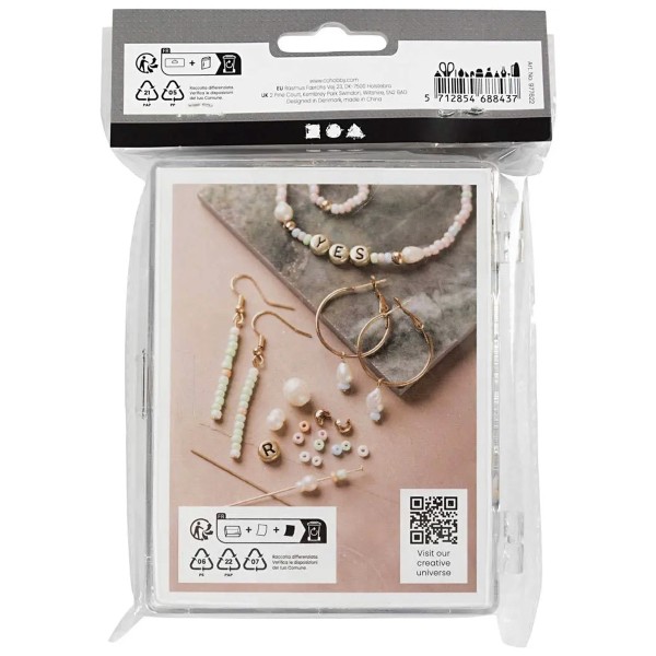 Kit DIY bijoux - Mix créatif - Perles d'eau douce - Couleurs pastels - Photo n°2