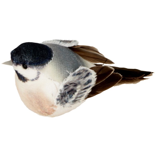 Oiseaux sur pinces - Mésanges naturelles - 4,5 x 10 x 5 cm - 6 pcs - Photo n°3