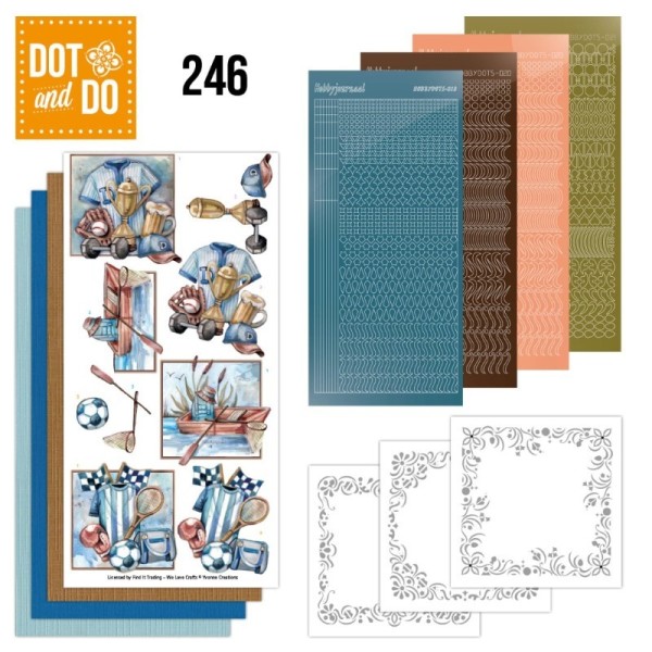 Dot and do 246 - kit Carte 3D - Style masculin - Photo n°1