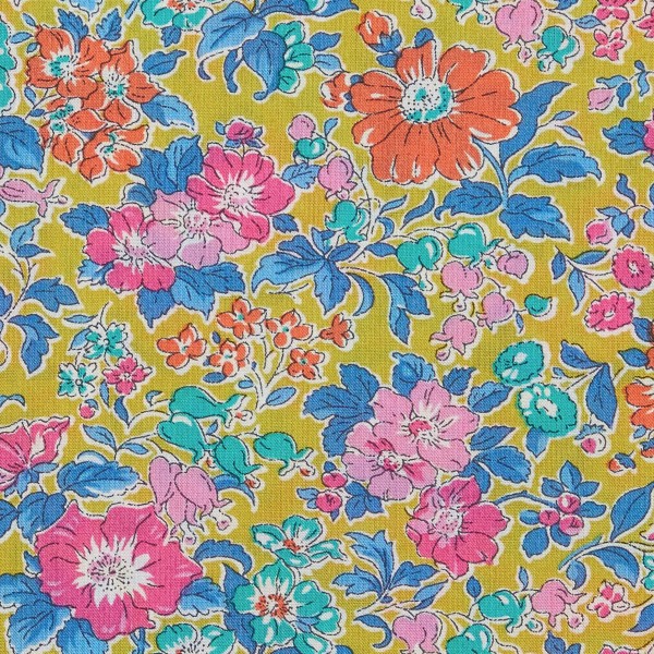 Tissu Liberty Coton - Tana Lawn - Clare rich - Vendu par 10 cm - Photo n°1
