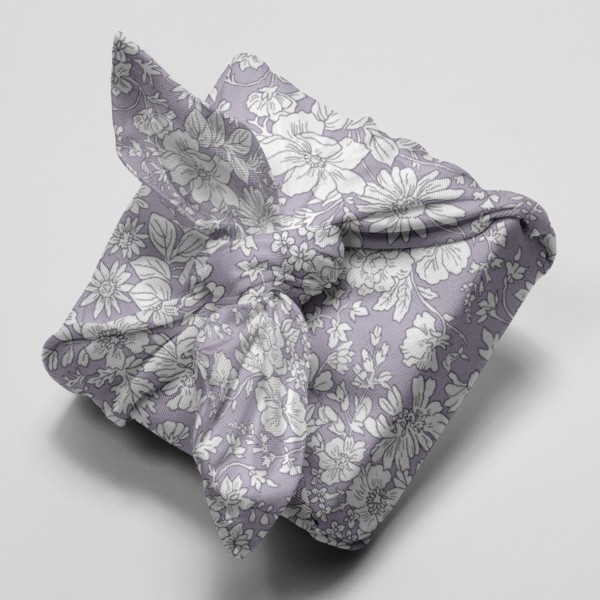 Tissu Liberty Coton - Emily Belle Brights - Mauve - Vendu par 10 cm - Photo n°4