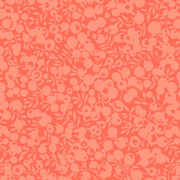 Tissu Liberty Coton - Wiltshire Shadow - Flamingo Pink - Vendu par 10 cm - Photo n°1