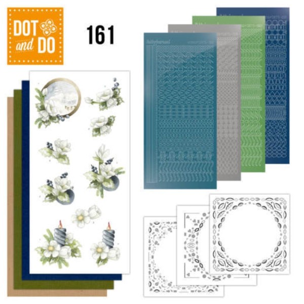 Dot and do 161 - kit Carte 3D - Amaryllis et Myrtilles - Photo n°1