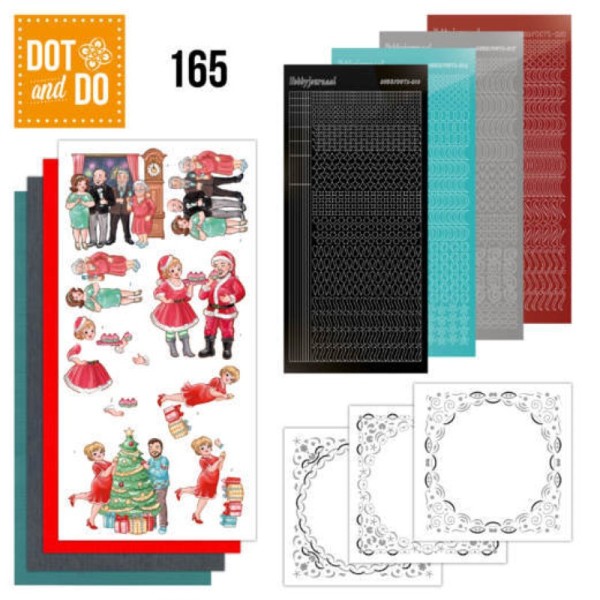 Dot and do 165 - kit Carte 3D - Noël en famille - Photo n°1