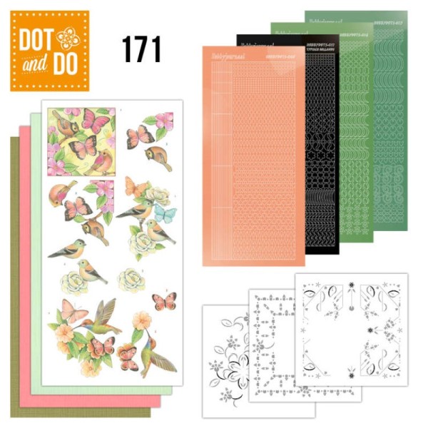 Dot and do 171 - kit Carte 3D - Joyeux printemps - Photo n°1
