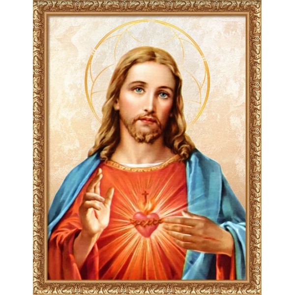 Kit de peinture diamant Jésus-Christ 30*40 cm AM4114 - Photo n°1