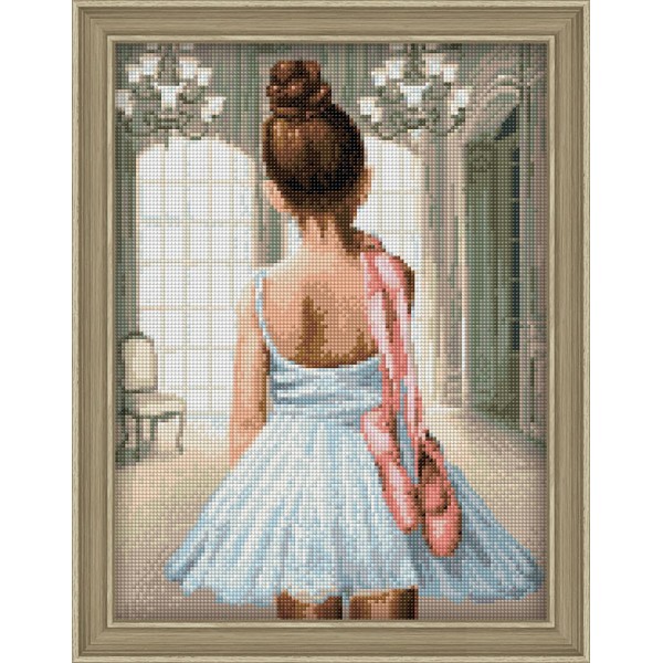 Kit de peinture diamant Jeune danseuse de ballet 30*40 cm AM1559 - Photo n°1