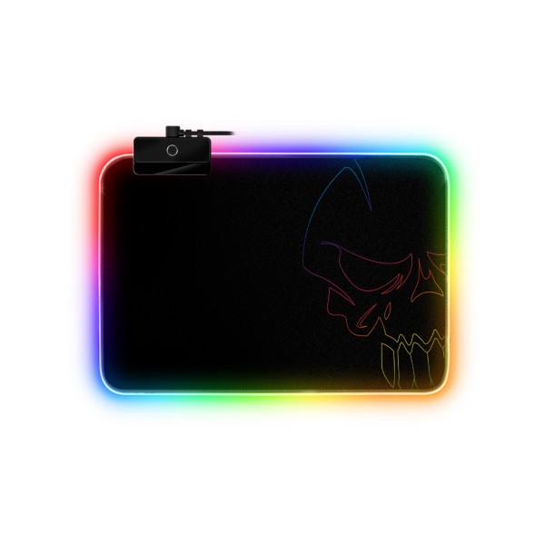 Tapis de souris - Lumineux - Rétro éclairage RGB - Anti-dérapant - 30 x 23 cm - Photo n°1