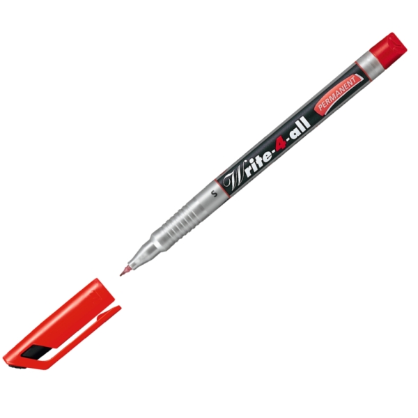 Marqueur permanent Write-4-all S, rouge - Photo n°1