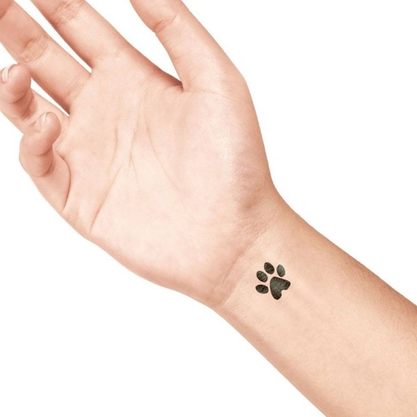 Tampon tatouage temporaire LaDot - Patte de chat 17 - 3 cm - Photo n°3