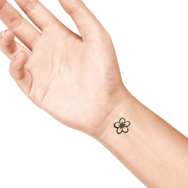 Tampon tatouage temporaire LaDot - Fleur 70 - 3 cm - Photo n°3