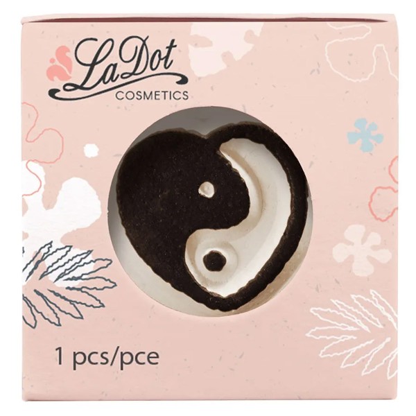 Tampon tatouage temporaire LaDot - Coeur Ying Yang 102 - 3 cm - Photo n°4