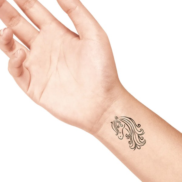 Tampon tatouage temporaire LaDot - Cheval 251 - 4 x 6 cm - Photo n°3