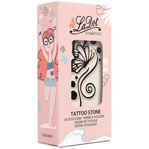 Tampon tatouage temporaire LaDot - Curly papillon - 4 x 6 cm - Photo n°5