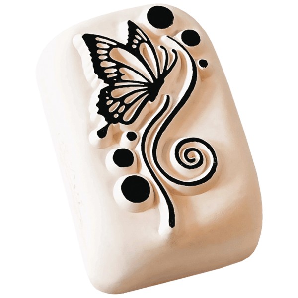 Tampon tatouage temporaire LaDot - Curly papillon - 4 x 6 cm - Photo n°6