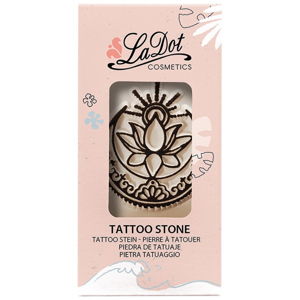 Tampon tatouage temporaire LaDot - Lotus - 4,5 x 4,5 cm - Photo n°5