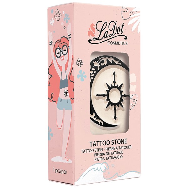 Tampon tatouage temporaire LaDot - Lune - 4,5 x 4,5 cm - Photo n°5