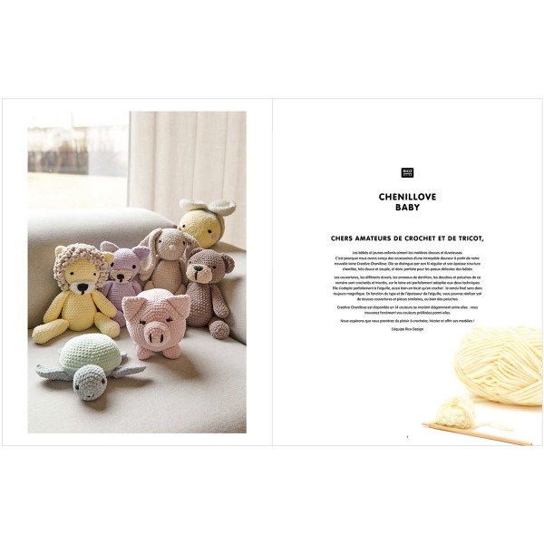 Livre Rico Design - Chenillove Baby - 21 projets - 60 pages - Photo n°2