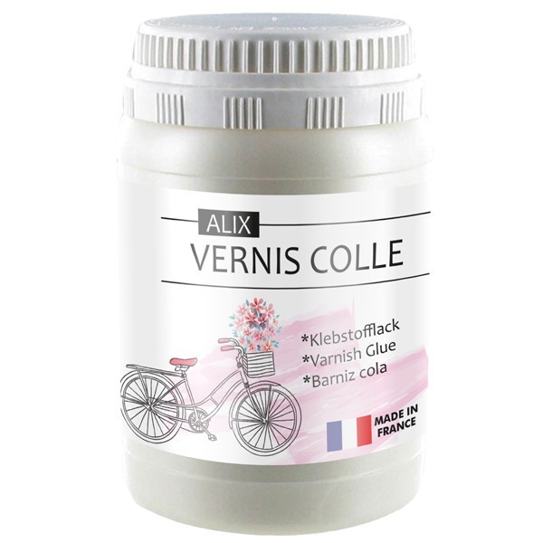 Vernis colle - Tous supports - Finition satinée - Pot de 250g - Cléopâtre - Photo n°1