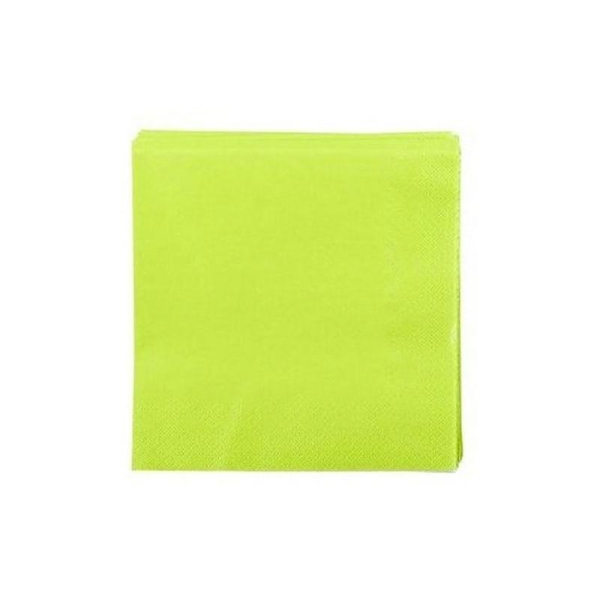 Serviette en papier vert anis - Photo n°1