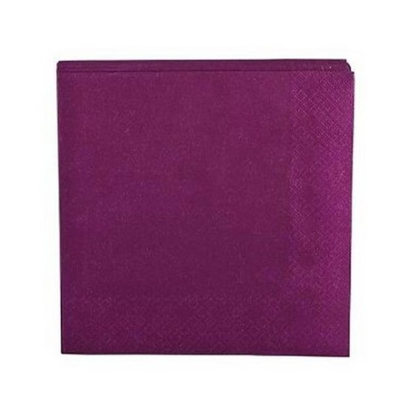 Serviette en papier violette - Photo n°1