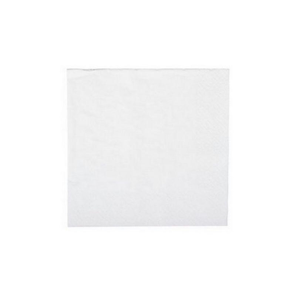 Serviette en papier blanche x20 - Photo n°1