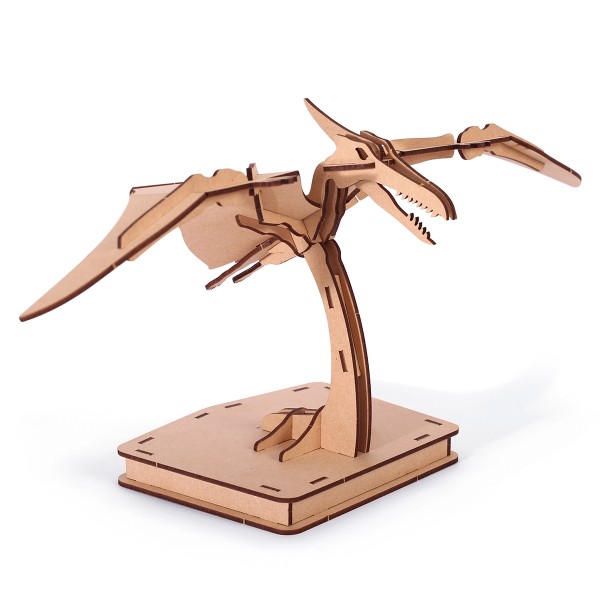 Maquette 3D en bois - Ptérosaure - 16 x 38,5 x 24 cm - 31 pcs - Photo n°2