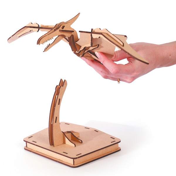 Maquette 3D en bois - Ptérosaure - 16 x 38,5 x 24 cm - 31 pcs - Photo n°4