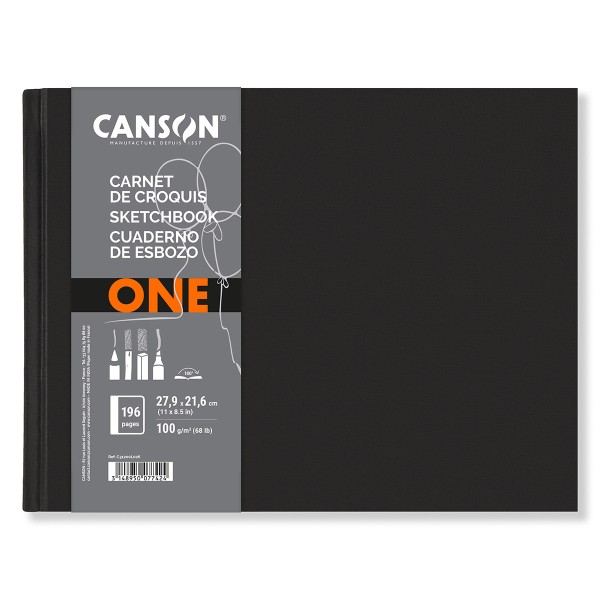 Carnet Art Book One Canson - Croquis - 21,6 x 27,9 cm - 100 g - 98 feuilles - Photo n°1