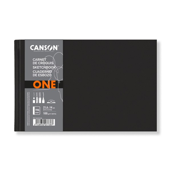 Carnet Art Book One Canson - Croquis - 14 x 21,6 cm - 100 g - 98 feuilles - Photo n°1