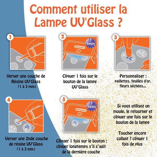 Lampe UV pour résine UV'GLASS - 24 w - Photo n°4