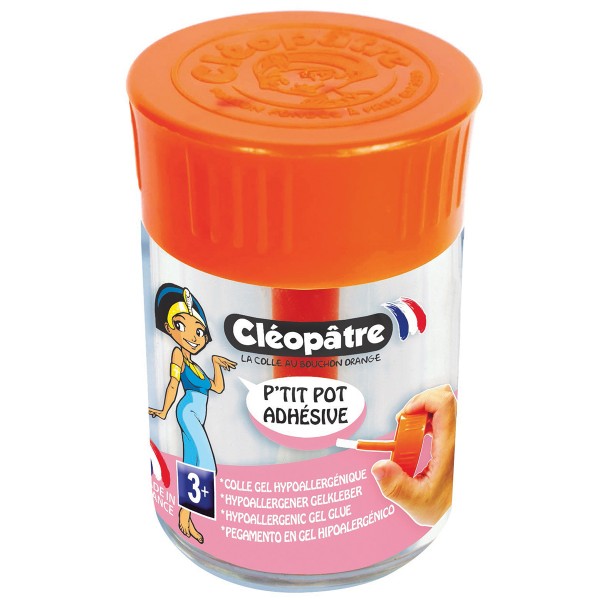 P'tit pot Cléopâtre - Colle hypoallergénique avec pinceau intégré - Transparent - 50 g - Photo n°2