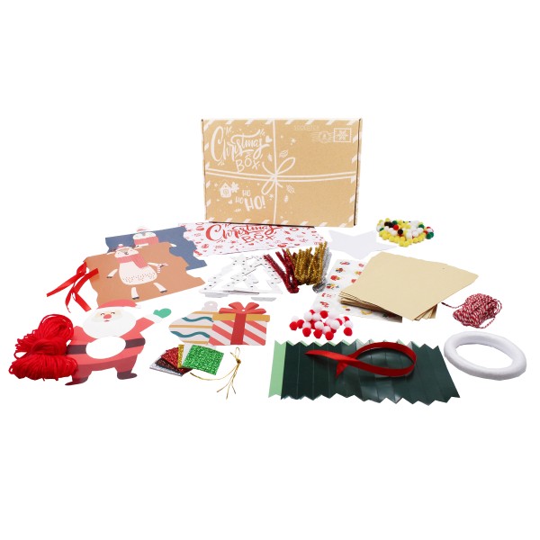 Maxi kit créatif enfant - Christmas Box - 10 + 2 activités - Photo n°1