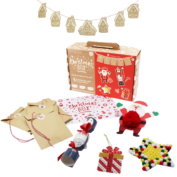 Maxi kit créatif enfant - Christmas Box - 5 + 2 activités - Photo n°2
