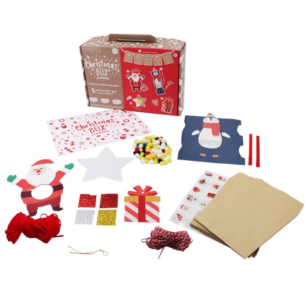 Maxi kit créatif enfant - Christmas Box - 5 + 2 activités - Photo n°1