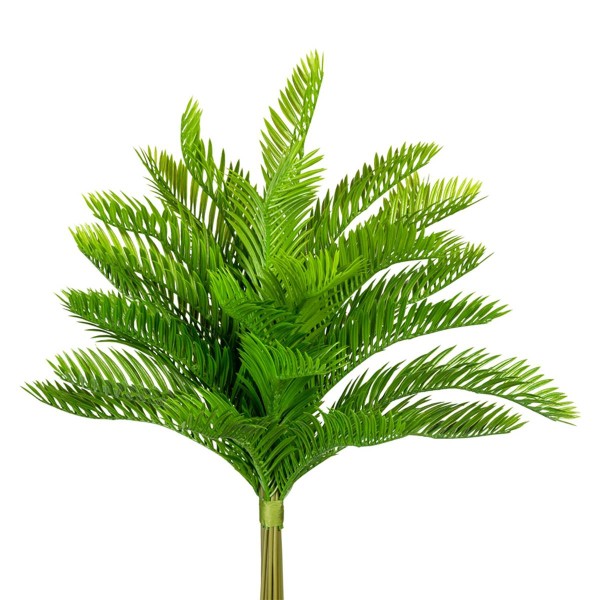Bouquet feuilles de palmier Cycas Factice PE Ext. H43cm D40cm dense - Photo n°1