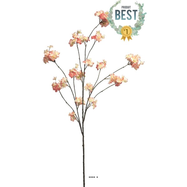 Branche de Cerisier artificielle, H 126 cm Rose - BEST - Photo n°1