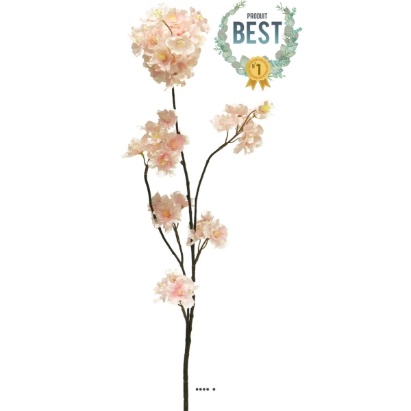 Branche de Cerisier artificielle, H 84 cm Rose - BEST - Photo n°1