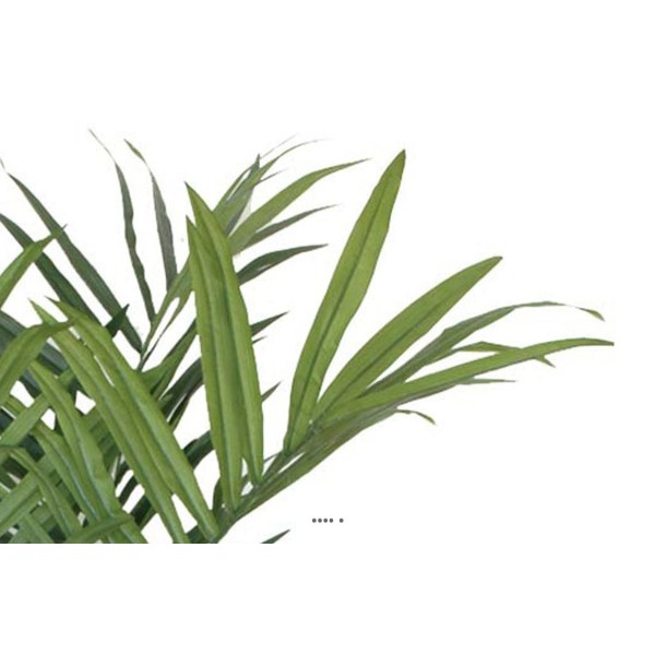 Palmier kentia artificiel en pot 12 palmes H 210 cm en kit Vert - Photo n°3