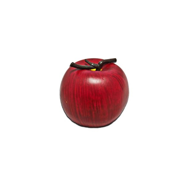 Pomme fruit factice en plastique diamètre 8 cm Rouge - Photo n°1