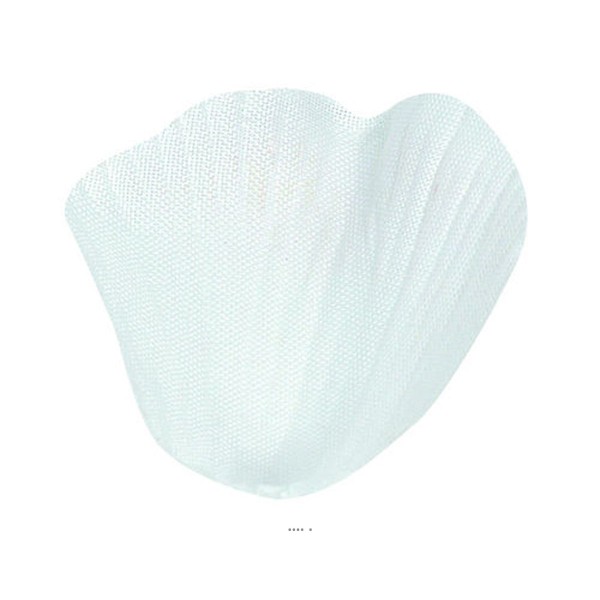 pétales de Rose artificiels x 100 Blanc avec Feuilles en tissu - Photo n°1