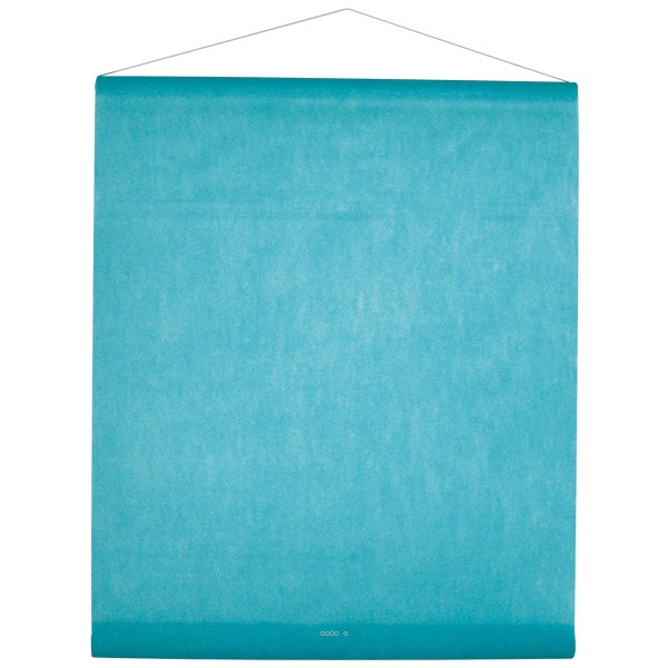 Tenture de Salle uni Turquoise en tissu non tissé 80 cm X 12 m - Photo n°1